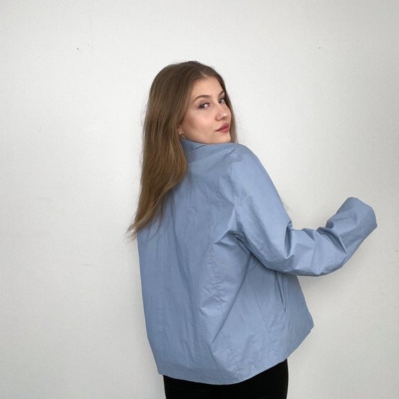 Burberry Bomber Jacket Blue Medium. - Picture 3 of 4